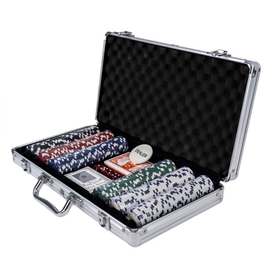 Joc poker, 300 jetoane cu servieta / SL248