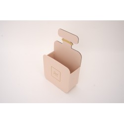Set 2 cutii pentru aranjamente florale, culoare somon, 25x7x15, B.S.P. / SL1221-4