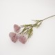 Fir bulgaras, culoare roz inchis, H 66 cm, B.S.P. / SL747-6