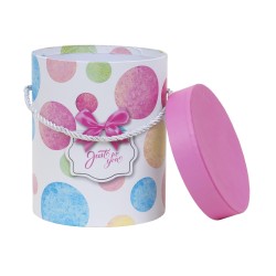 Set 2 cutii cu forma cilindrica si model / CD4424_1