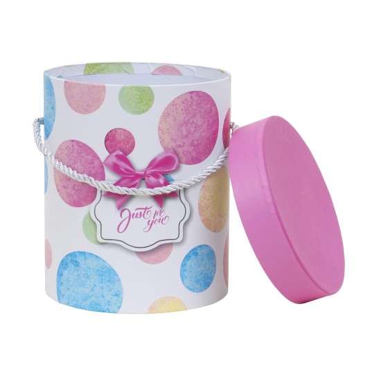 Set 2 cutii cu forma cilindrica si model / CD4424_1