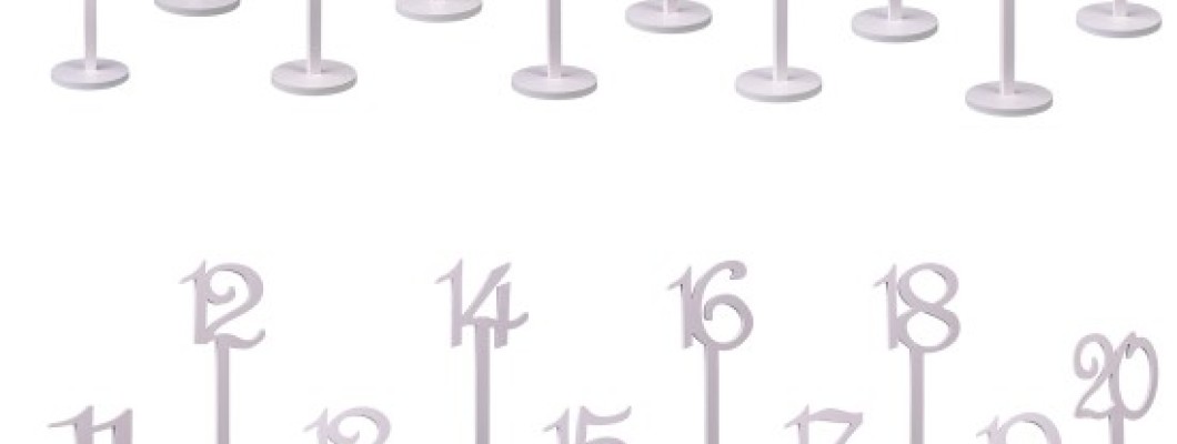 Numere decorative pentru masa evenimentelor: eleganță și organizare în detaliu